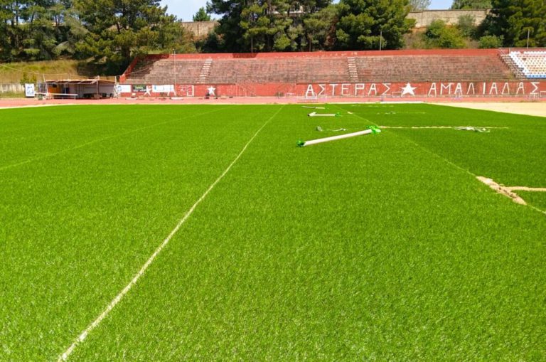 Αμαλιάδα: Στο τελικό στάδιο η ανακατασκευή του γηπέδου ποδοσφαίρου και η ανάπλαση της πλατείας Ανεμομύλου (pics)
