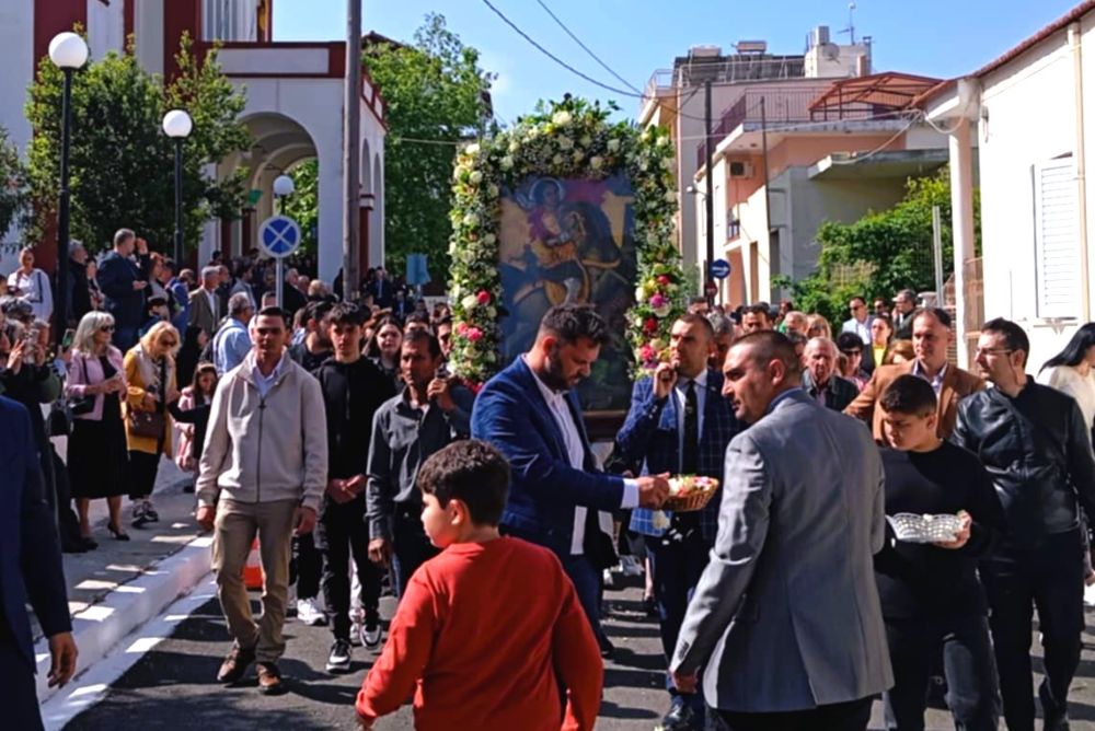 Aμαλιάδα - Καλίτσα: Λαμπρός εορτασμός του Αγίου Γεωργίου (pics)