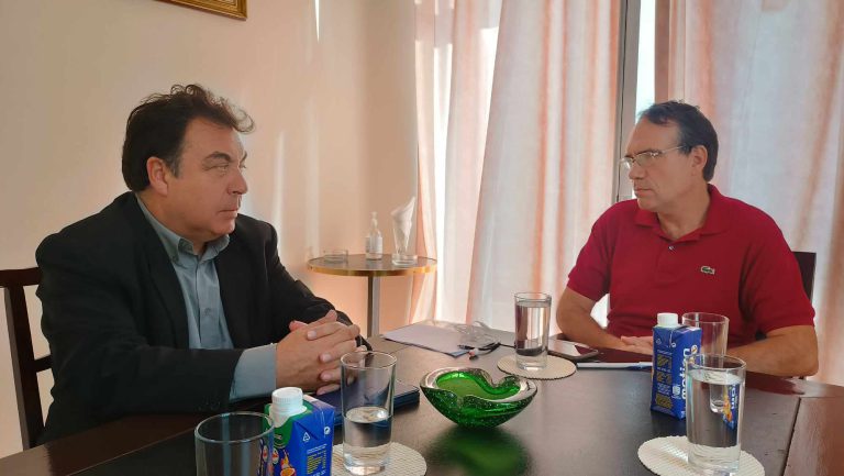 Πύργος: Επίσκεψη Αντωνακόπουλου στον Ιατρικό Σύλλογο Ηλείας