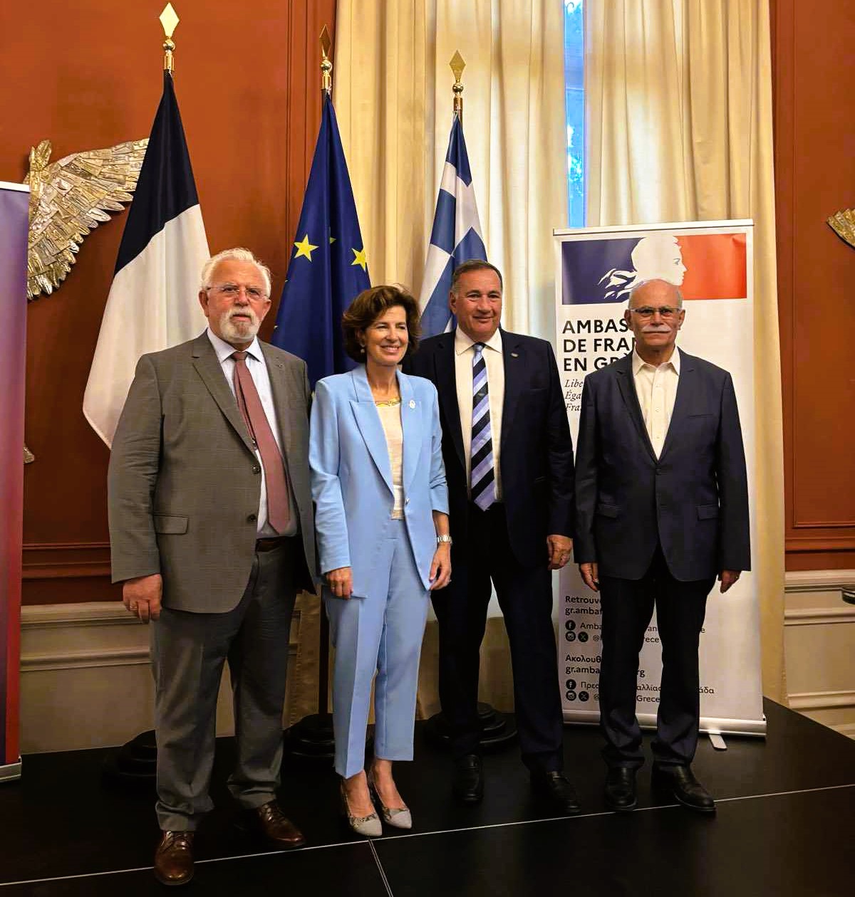 Aθήνα: O Δήμαρχος Ήλιδας στην πρεσβεία της Γαλλίας