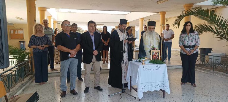 Ο Δήμαρχος Πύργου στον αγιασμό των Σχολών Μαθητείας ΔΥΠΑ ΕΠΑΣ
