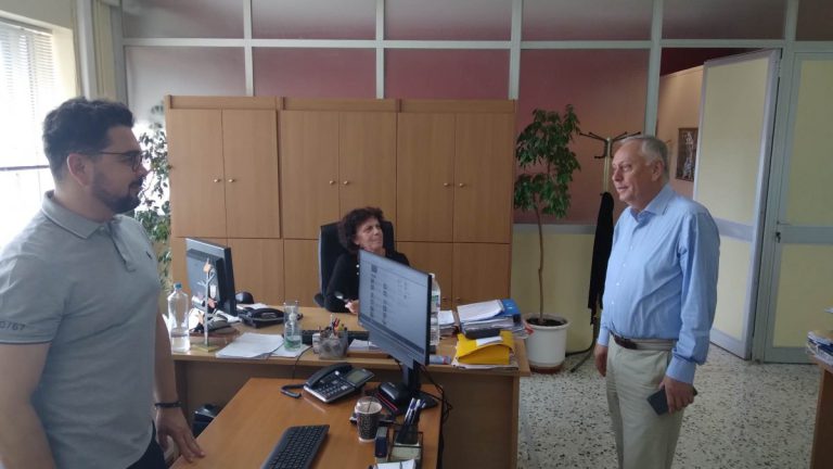 Στο Διοικητήριο και στη ΔΟΥ Πύργου ο Νίκος Καλάκος