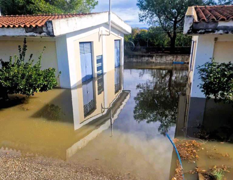 Oλυμπία: Zημιές στον βιολογικό καθαρισμό