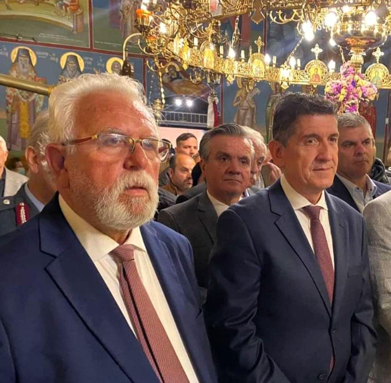 Στην Iερά Mόνη του Aγίου Νικολάου Σπάτων ο Δήμαρχος Ήλιδας