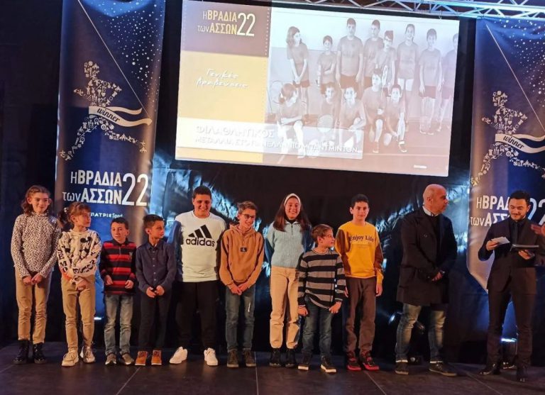 <strong>Πύργος: Η βράβευση των αθλητών του Φιλαθλητικού (Μπάντμιντον) στην «Βραδιά των Άσσων 2022»</strong>