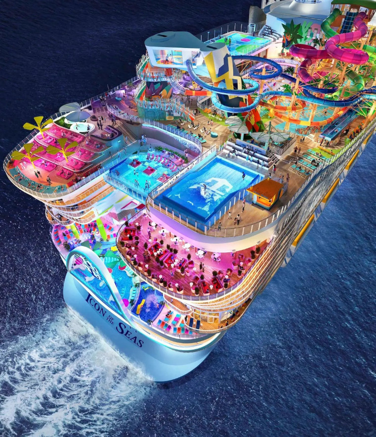 Icon of the seas: Το μεγαλύτερο κρουαζιερόπλοιο στον κόσμο έρχεται να κατακτήσει την Καραϊβική