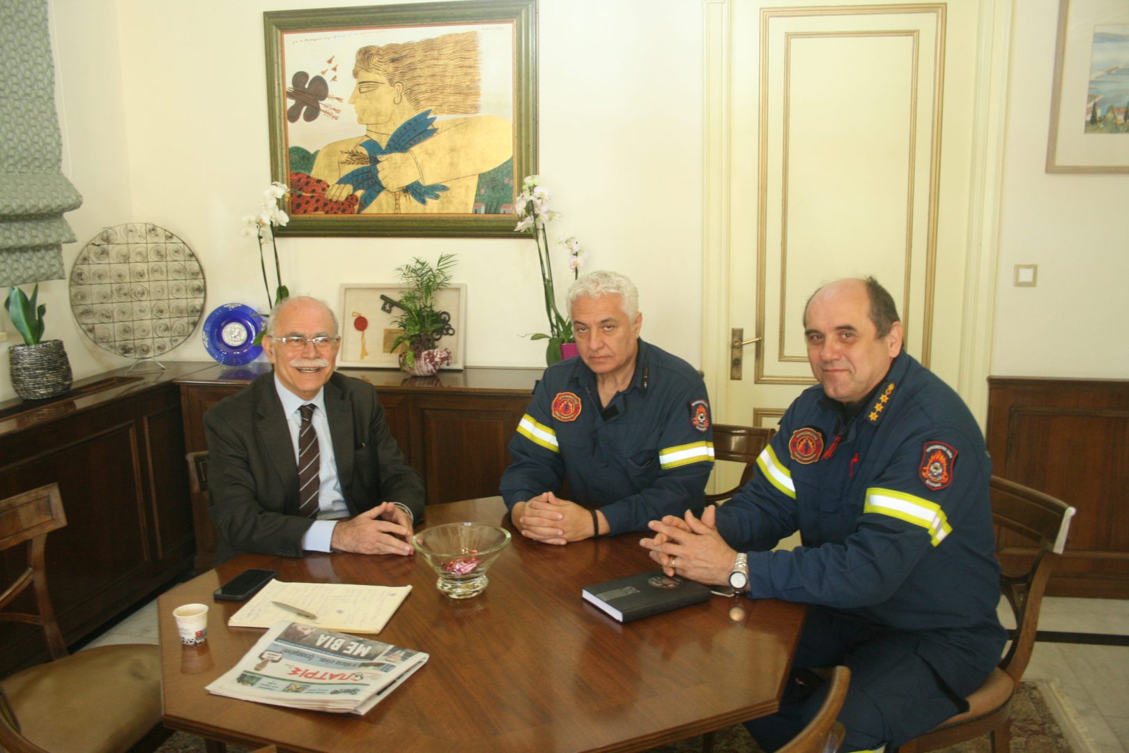 Επίσκεψη του νέου Διοικητή της ΠΥ Ηλείας στον δήμαρχο Πύργου