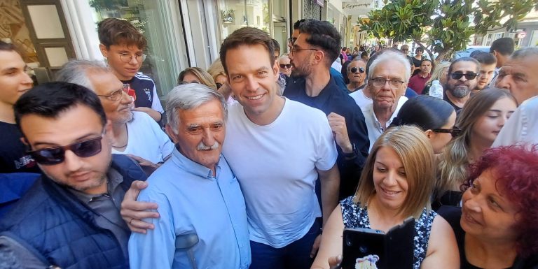 O Στ. Κασσελάκης στον Πύργο: «Από την Ηλεία -που μαραζώνει- να ξεκινήσει η αντεπίθεση ενάντια στην αλαζονεία του 41%» (videos + pics)