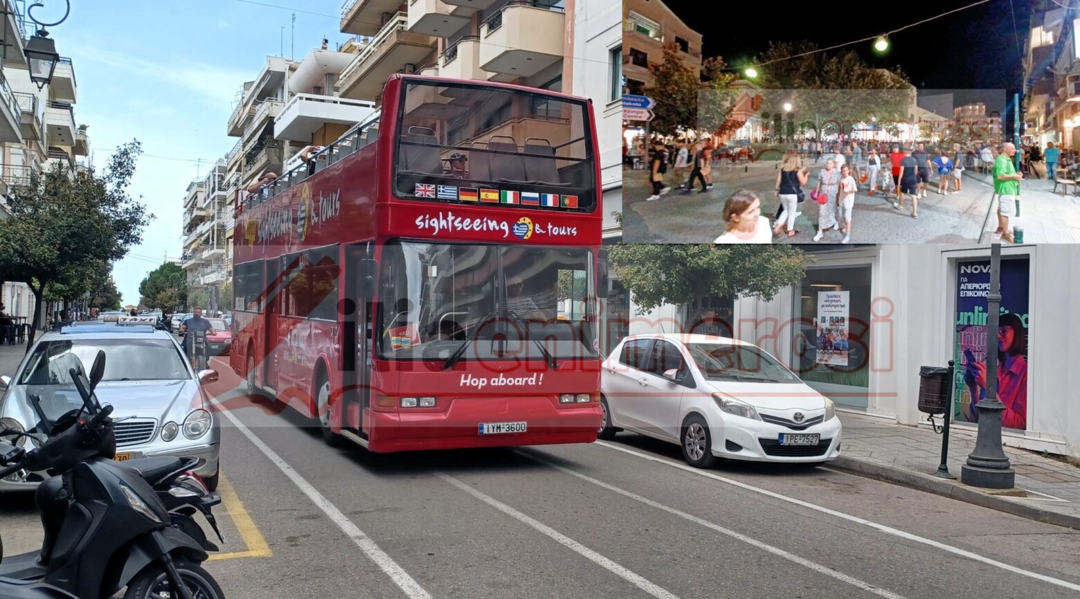 Kάλεσμα για Κόκκινα λεωφορεία (open bus) και Λευκή Νύχτα από τον Eμπορικό Σύλλογο Πύργου  