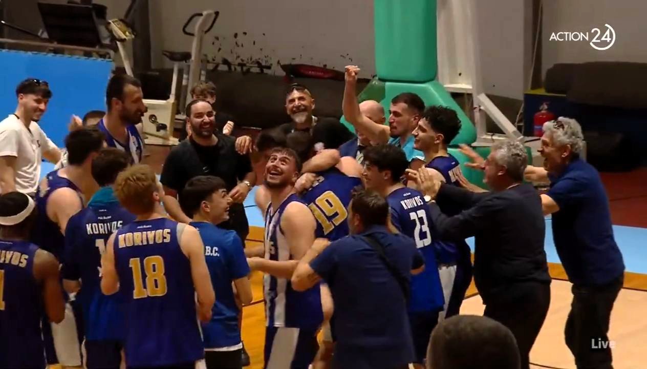 "Συγχαρητήρια στον Κόροιβο που διεκδικεί την πολυπόθητη άνοδο στα "σαλόνια" της μεγάλης κατηγορίας του Eλληνικού μπάσκετ!"