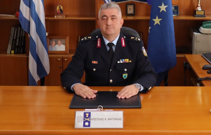 Κρίσεις ΕΛ.ΑΣ.: Παραμένει Γενικός Αστυνομικός Διευθυντής Περιφέρειας Δυτικής Ελλάδας ο Ηλείος Απόστολος Μαρτζάκλης