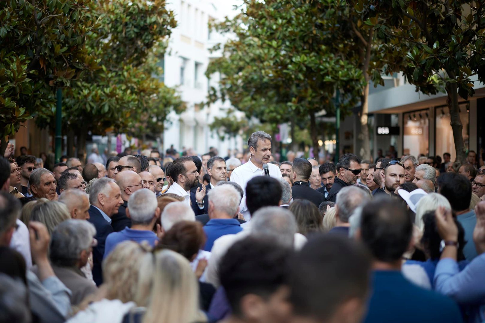 Μητσοτάκης από Πύργο: «Η Νέα Δημοκρατία θα ξεπεράσει το 33% στις ευρωεκλογές» (pics)
