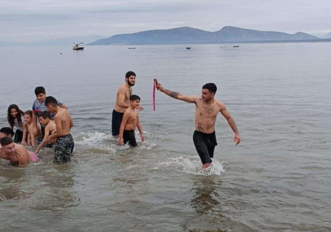 Kαθαγιασμός των Υδάτων στο λιμάνι της Κυλλήνης