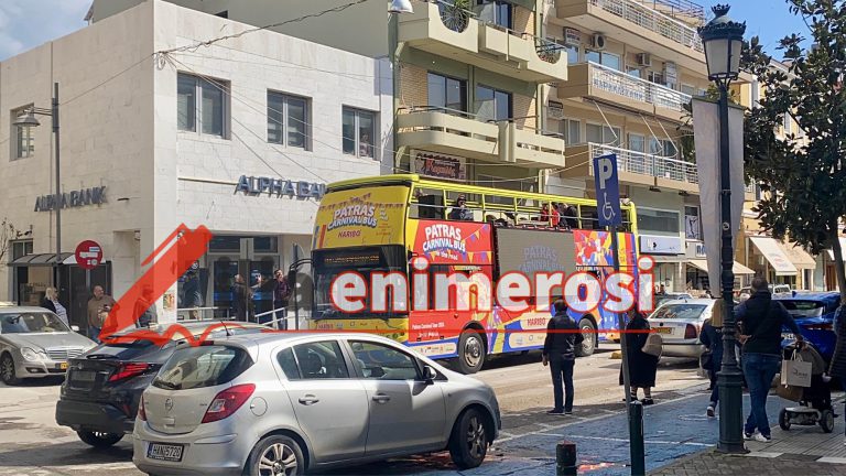 Πύργος: Το λεωφορείο του… Πατρινού καρναβαλιού (Patras CarnavaBUS) στους δρόμους της πόλης! (video)
