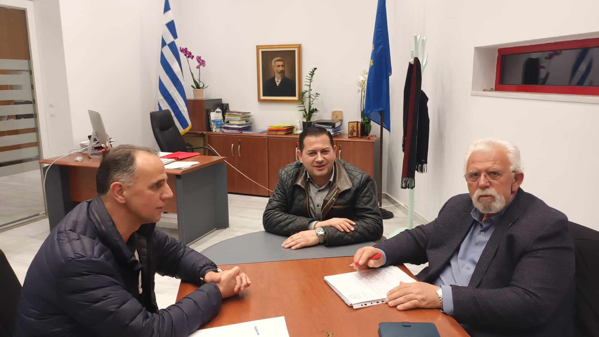 Αμαλιάδα: Συνάντηση Χριστοδουλόπουλου - Βασιλόπουλου