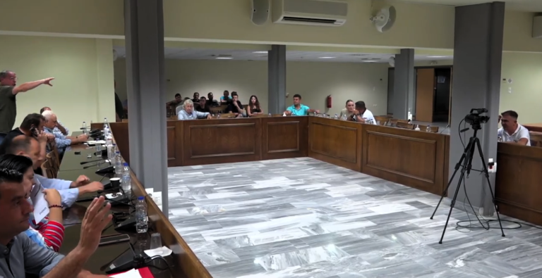 Δημοτικό Συμβούλιο Αρχαίας Ολυμπίας: Με εντάσεις και αποχωρήσεις (video)