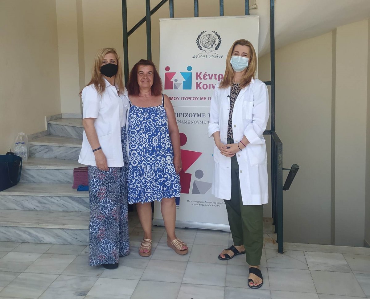 Δήμος Πύργου: Με επιτυχία και μεγάλη συμμετοχή ο δωρεάν προληπτικός γυναικολογικός έλεγχος (test pap) στην Τ.Κ. Σκουροχωρίου 