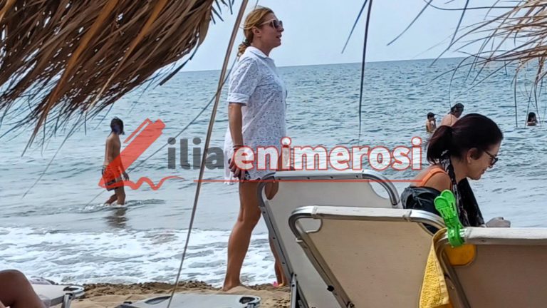 Πύργος: Στη Σπιάτζα η Κατέρινα Θάνου (pics)