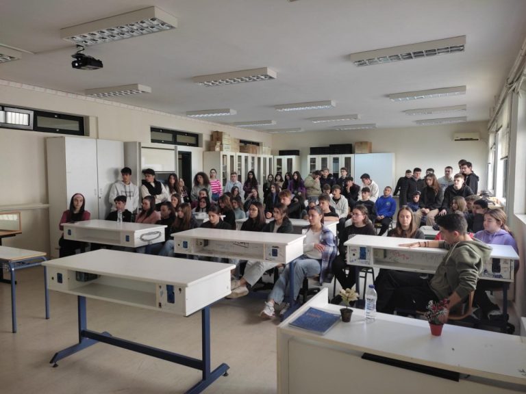 Πύργος: Εκδήλωση ενημέρωσης για την εθελοντική αιμοδοσία στο 1ο Γ.Ε.Λ.