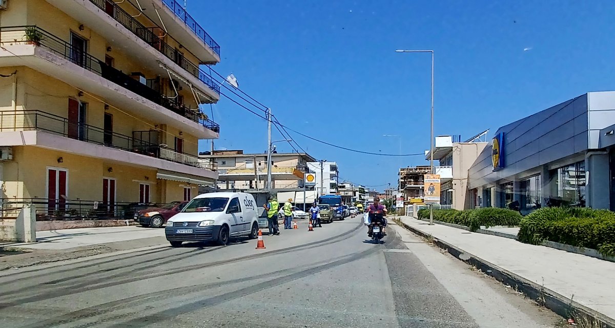 Πύργος: Ασφαλτόστρωση στην Αλφειού… εκ περιτροπής κυκλοφορία των οχημάτων