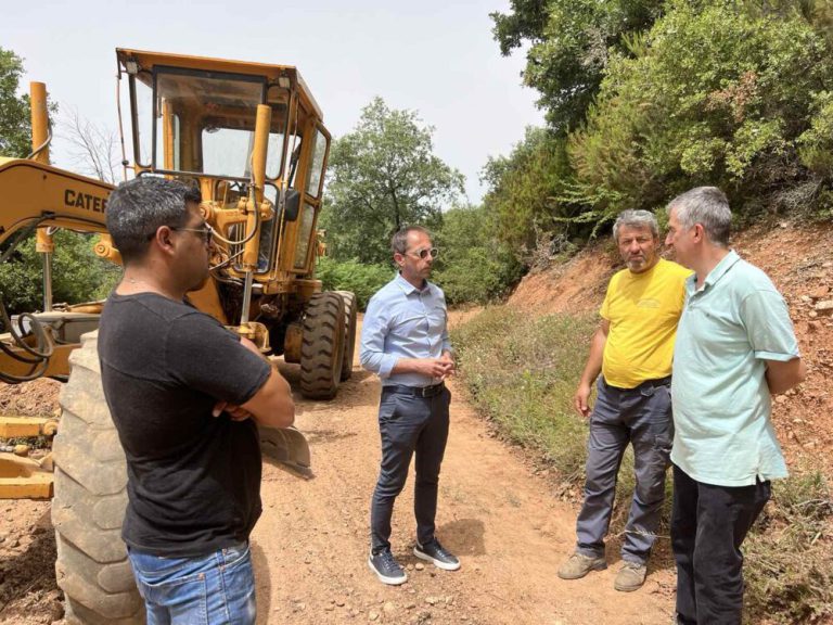 Δήμος Aρχαίας Ολυμπίας: Διάνοιξη δρόμων για την πρόσβαση οχημάτων και την κατάσβεση πυρκαγιάς