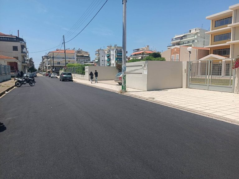 Πύργος: Ολοκληρώνονται οι ασφαλτοστρώσεις των οδών Αγίου Γεωργίου - Γυμν. Δούκα - Τάση Καζάζη