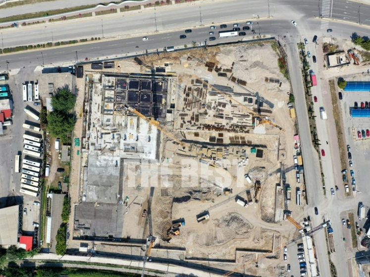 Πάτρα: Πώς εξελίσσεται η κατασκευή του νέου εμπορικού πάρκου στην πρώην ΑΒΕΞ - Δείτε το εργοτάξιο από ψηλά