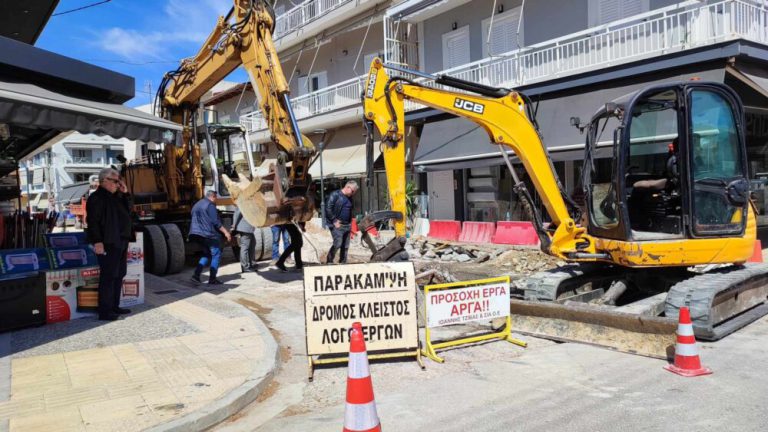 Bάρδα: Mε γοργούς ρυθμούς οι εργασίες αποκατάστασης του δικτύου όμβριων υδάτων του Δυτικού Tομέα Kοινότητας