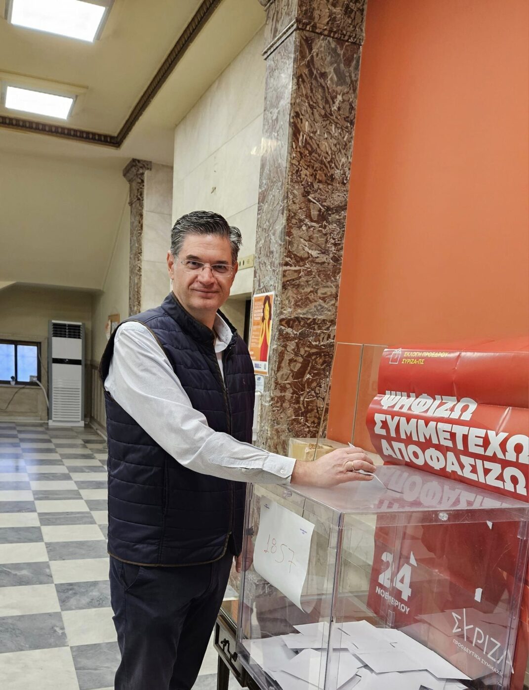Kαλαματιανός για εκλογές νέου πρόεδρου στον ΣΥΡΙΖΑ: «Η συμμετοχή και η αισιοδοξία είναι μεγάλη!»