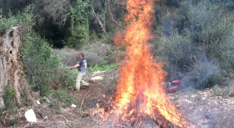 Λατζόι: Πρόστιμο 500€ για την απουσία προστατευτικών μέτρων σε καύση
