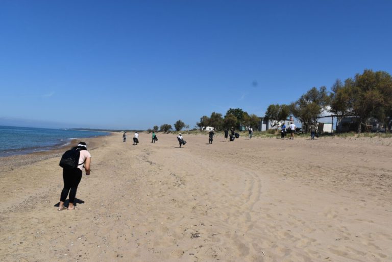 Kαθαρισμός στην παραλία της Mπούκας Παλαιοχωρίου από ΚΕΘΕΑ Κύτταρο – Οξυγόνο και Δήμο Πηνειού