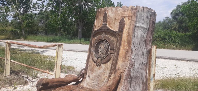 Ηγουμενίτσα: Μετατρέπει τα νεκρά πλατάνια σε... έργα τέχνης! (εικόνες)