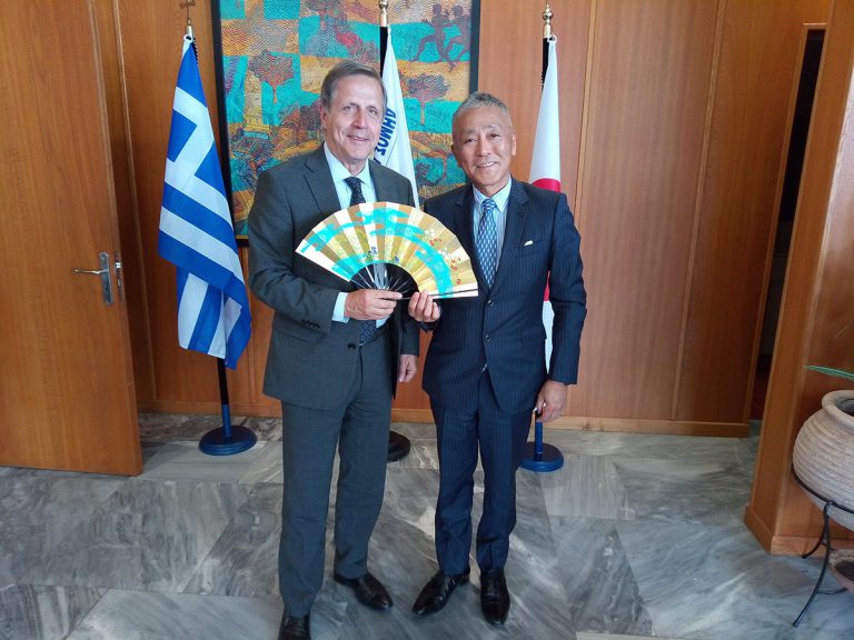 Αρχαία Ολυμπία: Επίσκεψη του Πρέσβη της Ιαπωνίας στο Δήμο