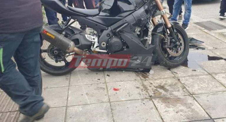 Πάτρα: Νεκρός νεαρός οδηγός μηχανής μετά από σύγκρουση με ΙΧ στο κέντρο της πόλης (video)