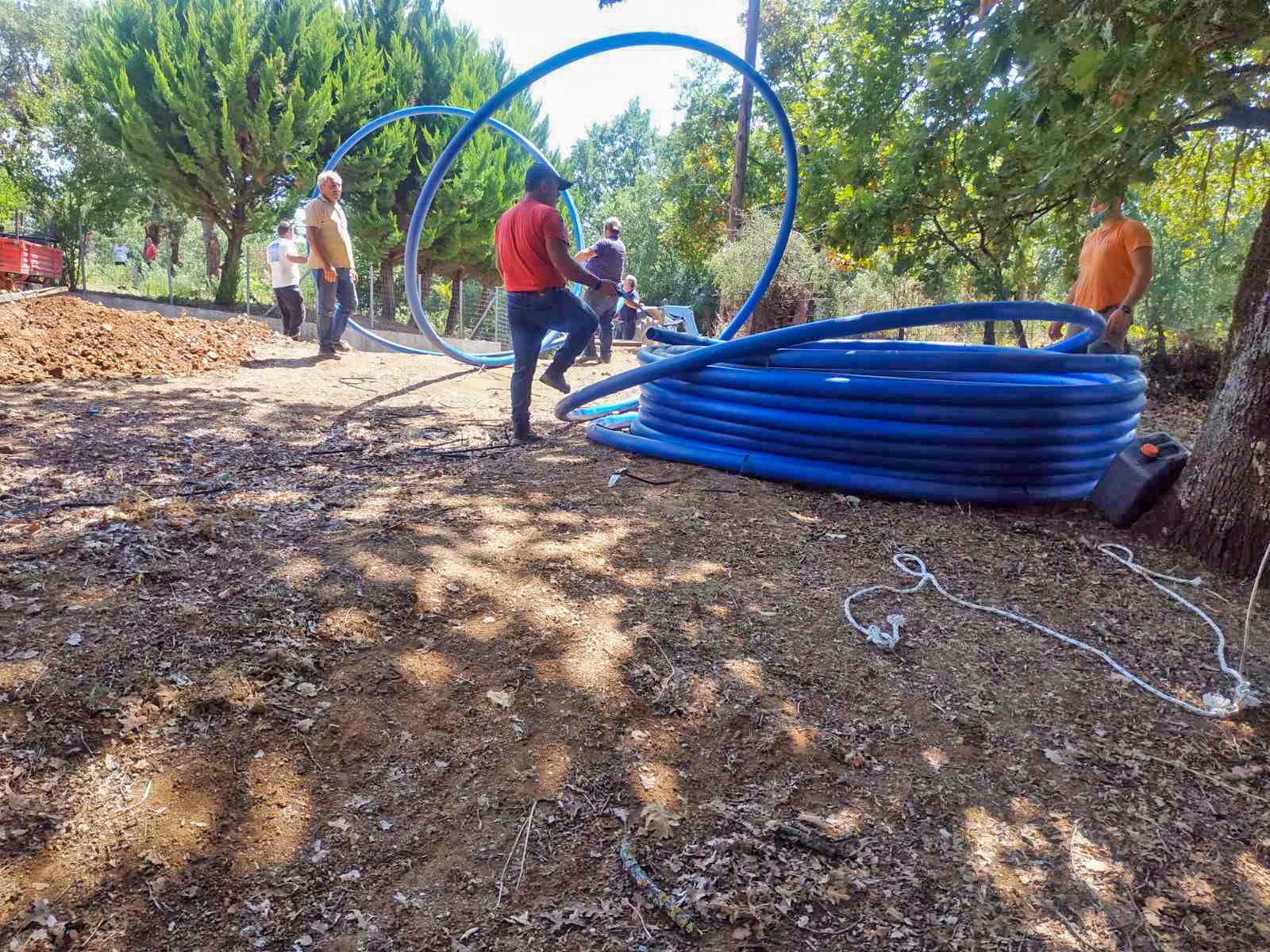 Έργα ύδρευσης σε όλο τον Δήμο Αρχαίας Ολυμπίας!