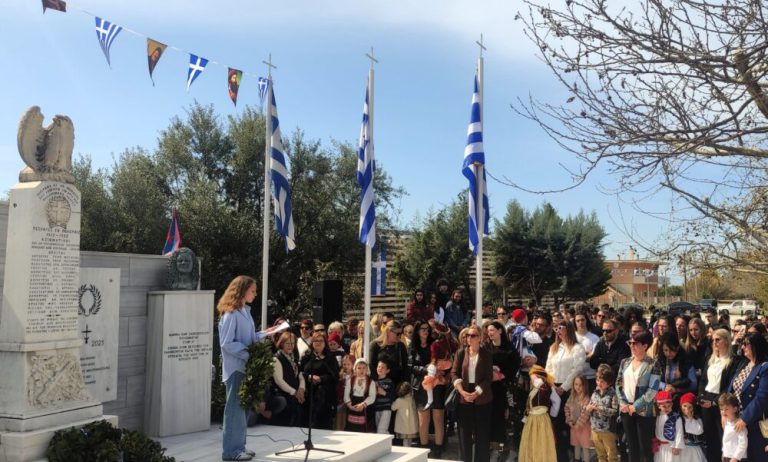 Ζαχάρω: Tιμή στην εθνική επέτειο της 25ης Μαρτίου 1821 από την μαθητική Κοινότητα (pics)