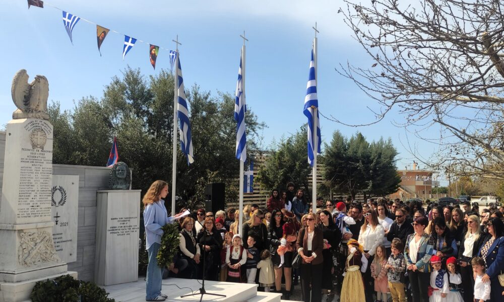 Ζαχάρω: Tιμή στην εθνική επέτειο της 25ης Μαρτίου 1821 από την μαθητική Κοινότητα (pics)