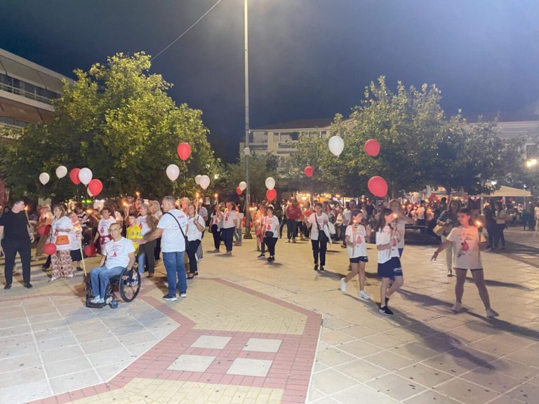 Πύργος: Άναψε η φλόγα της Aγάπης μεταφέροντας το μήνυμα της εθελοντικής αιμοδοσίας