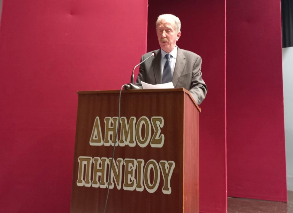 Δήμος Πηνειού: Τίμησε τον επίτιμο υπαρχηγό ΕΛΑΣ Ν. Σερέτη