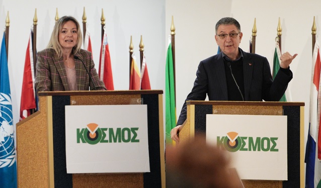 KOΣΜΟΣ: Συμπρόεδροι εξελέγησαν οι Νατάσα Βασιλείου και Νίκος Ράπτης - Επανεξελέγη Γραμματέας ο Πέτρος Κόκκαλης