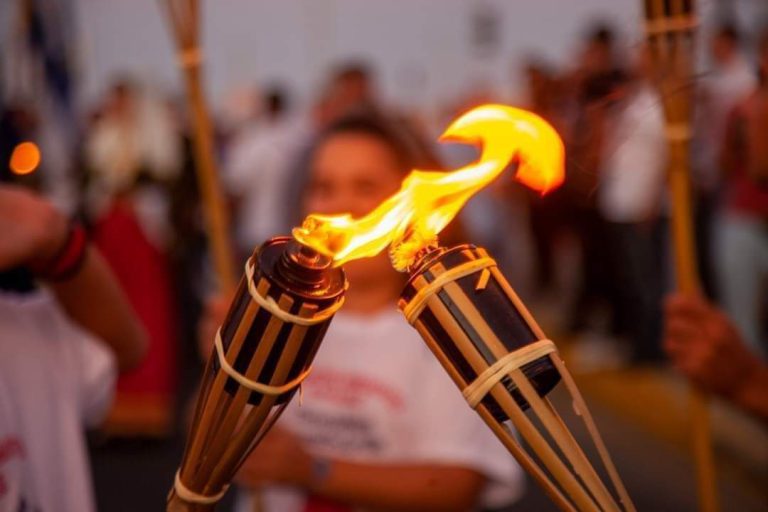 H φλόγα της Αγάπης φτάνει στον Πύργο